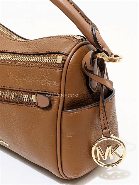 michael kors lorimer small|Lorimer Small Pebbled Leather Satchel .